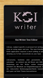 Mobile Screenshot of koi-writer.com