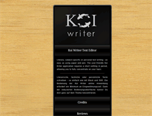 Tablet Screenshot of koi-writer.com